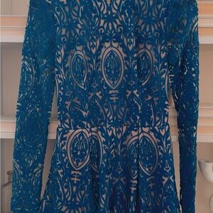 The Jetset Diaries Sunset Romper in Majorelle